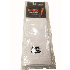 Shock Doctor Showtime Scrunch Leg Sleeves Adult White OSFM Compression NEW Pair